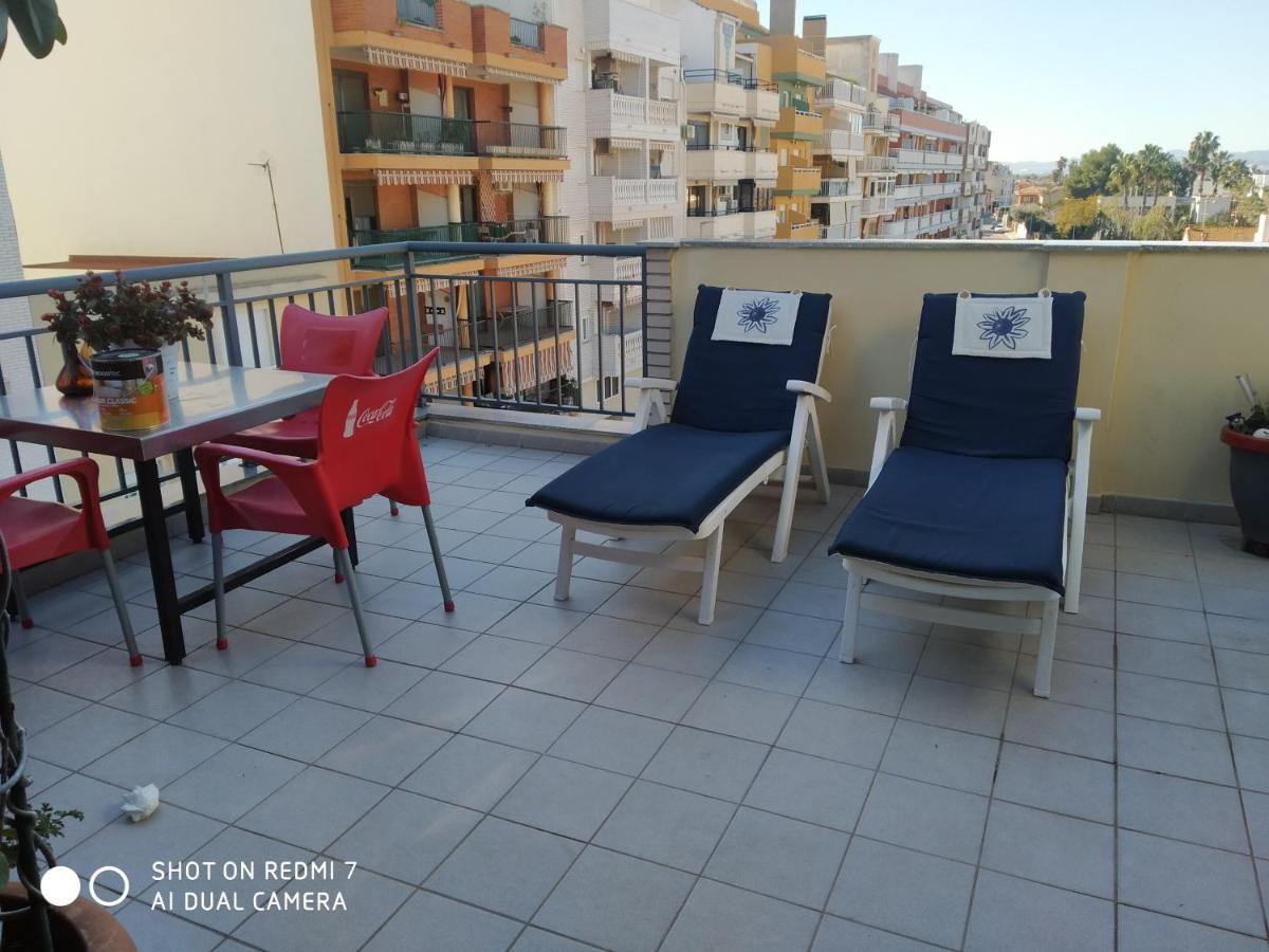 Habitacion Familiar En Un Atico Con Gran Terraza Y,Cocina ,En La Playa Burriana Eksteriør billede